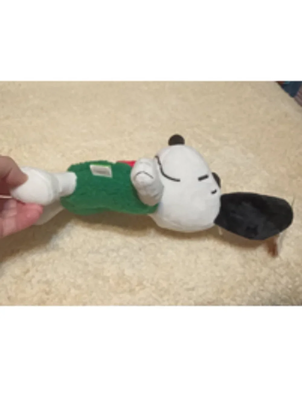 NWT ~ Peanuts Snoopy Wreath Plush Dog Toy With Squeaker, 10 in